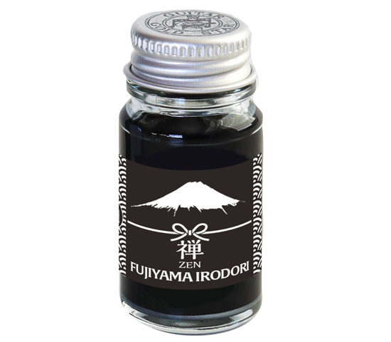 Teranishi Mt. Fuji Fountain Pen Ink 12ml - Zen Black