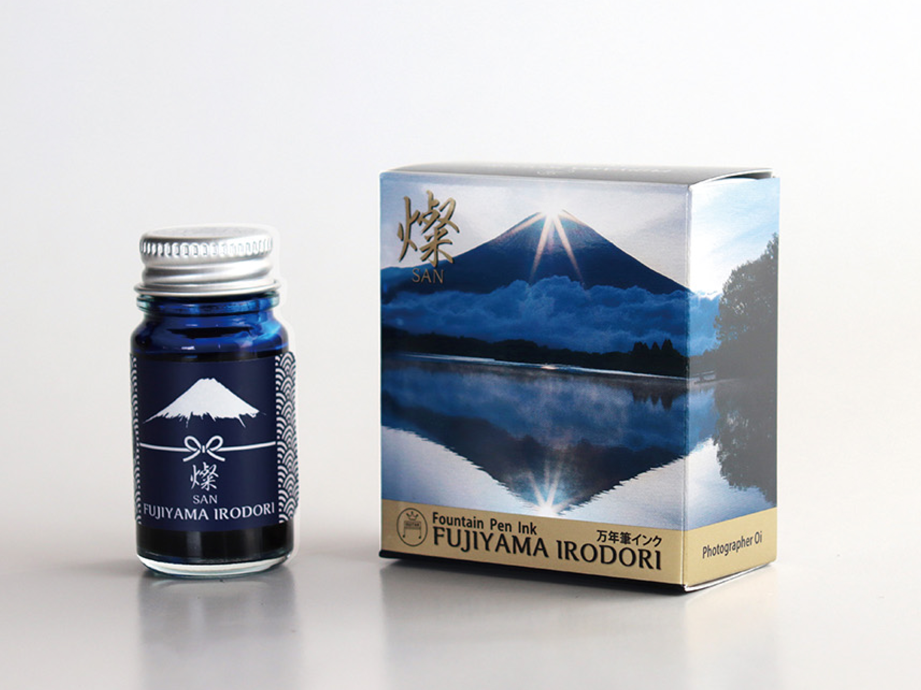 Teranishi Mt. Fuji Fountain Pen Ink 12ml - San Blue
