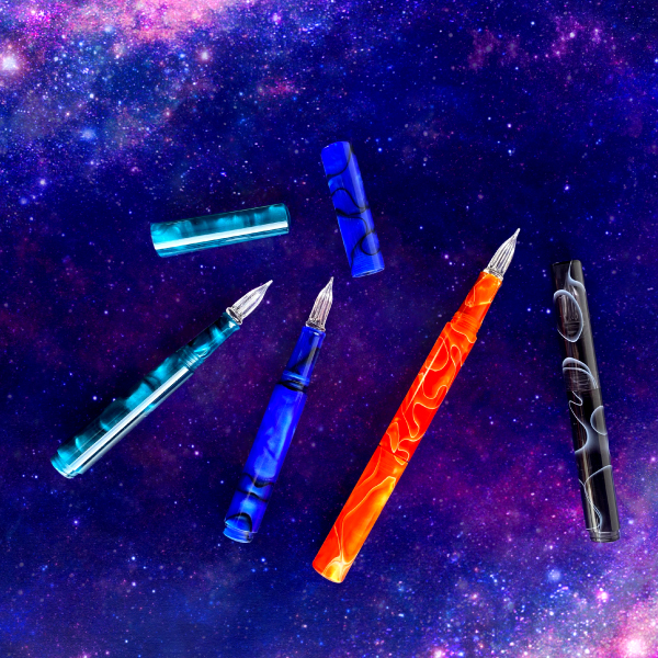 Guitar Aurora Cosmo Glass Pen (4 colours)
